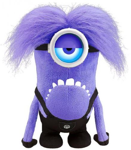 stuffed purple minion